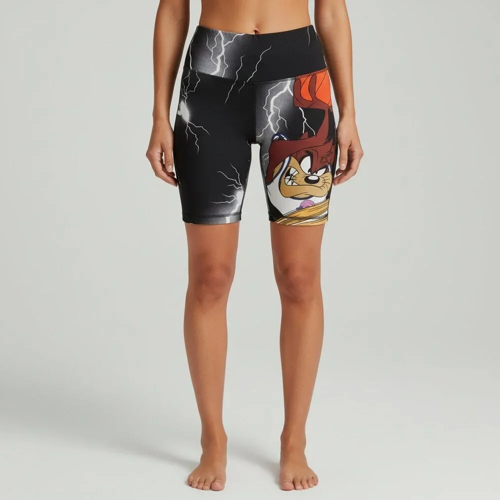 Space Jam Compression‎ Shorts Womens Small Black S